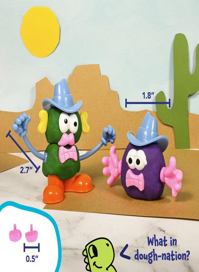 Ready 2 Learn Dough Character Accessories | Set of 52 | 21 Different Shapes | Playdough Accessories for Kids | Create Whacky Animals and Characters - Image 3